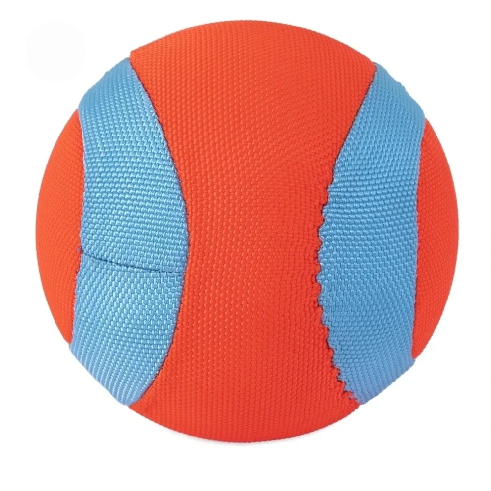 NEW Chuckit! Mega Amphibious Fetch Dog Ball Toy Orange Blue Floating Water Toy